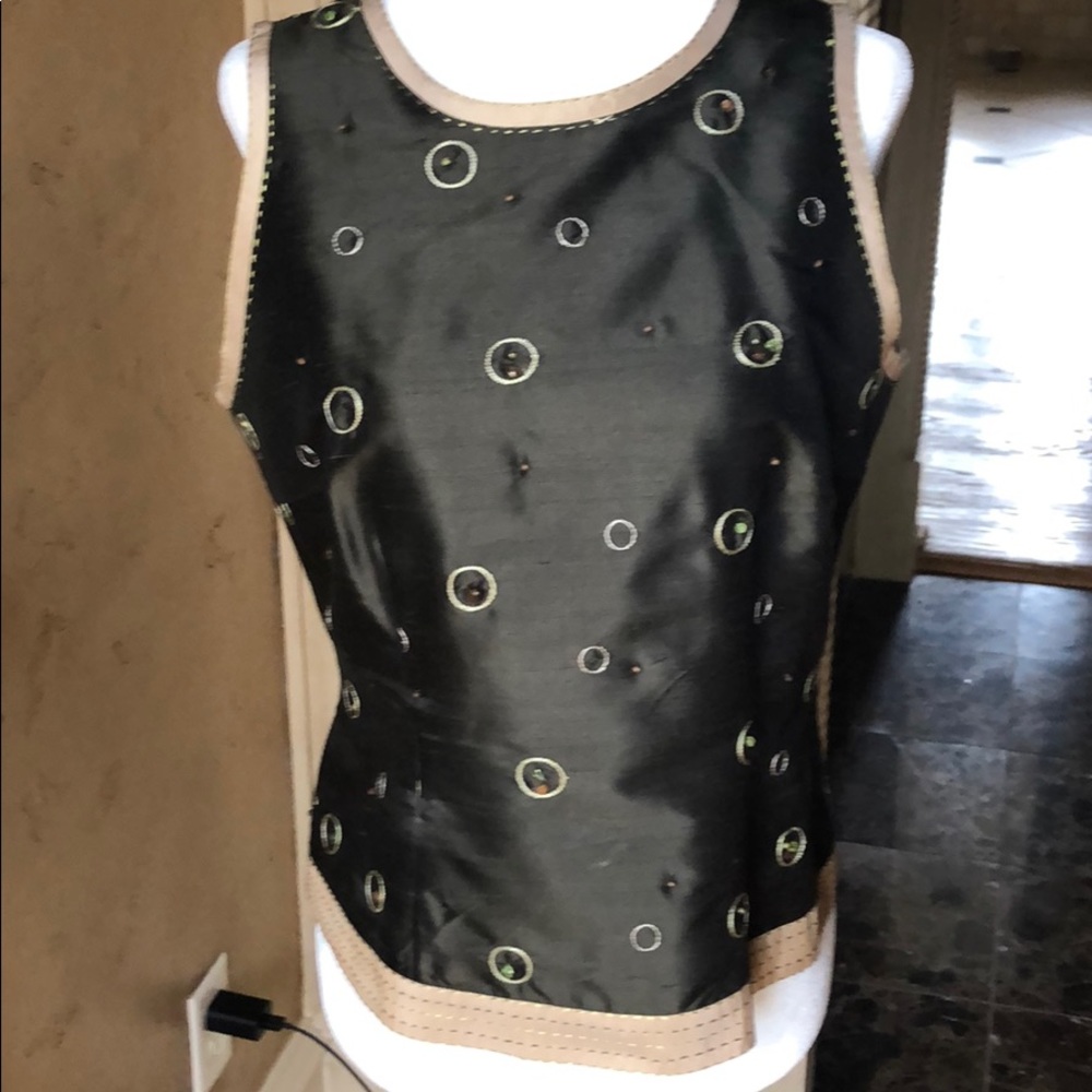 Due per Due Silk Sleeveless Top